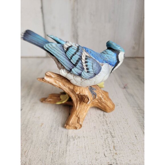 Sadek Andrea Blue Jay vintage bird statue nature home decor‎ - Picture 5 of 8